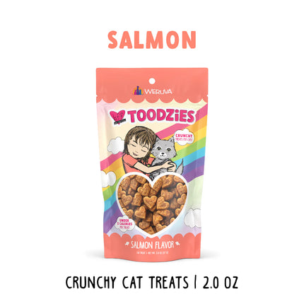 Weruva BFF Toodzies Crunchy Cat Treats - Salmon Flavor 2oz