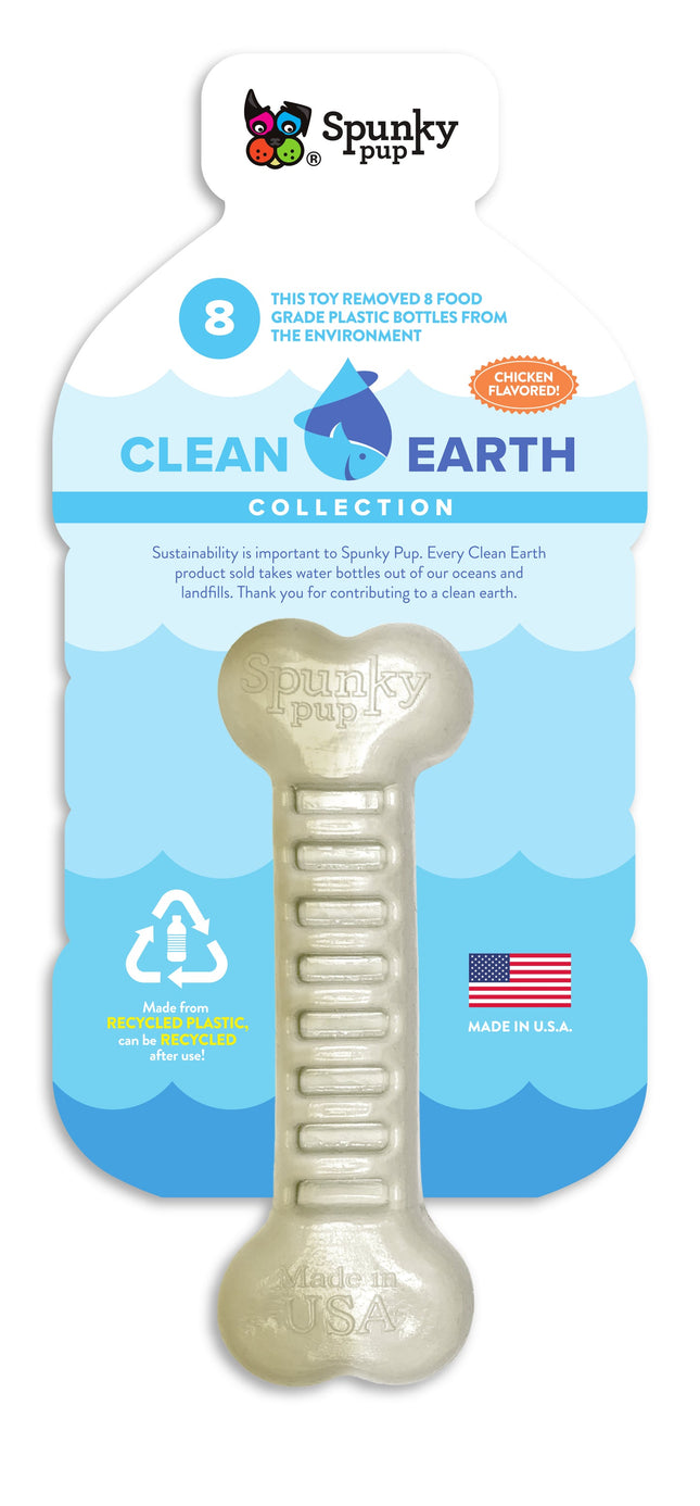 Spunky Pup Clean Earth Collection Bone