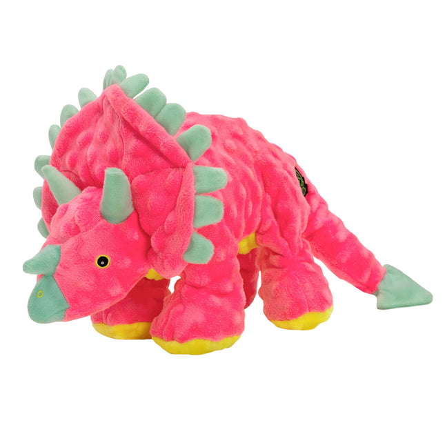 Go Dog Dinos Frills Plush Tech Pink Large