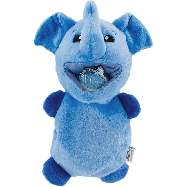 Outward Hound Ball Hogz Elephant Hide and Seek Dog Toy with Tennis Balls