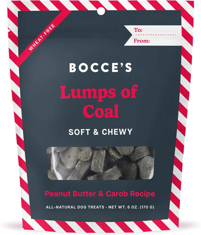 Bocce’s Lumps of Coal - Peanut Butter & Carob 6oz