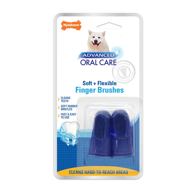 Nylabone Oral Care Finger Brush 2ct