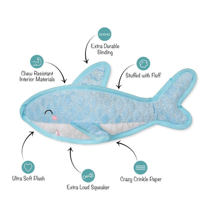 PETSHOP SOME FIN ABOUT YOU DURABLE DOG TOY