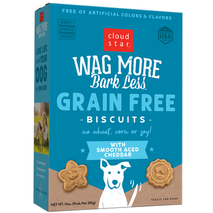 Cloudstar Wag More Smooth Aged Cheddar Biscuits 14oz
