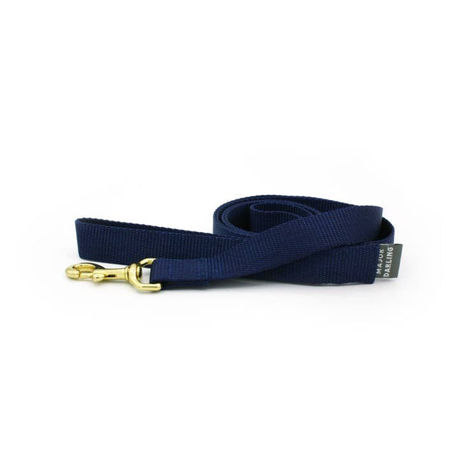 Major Darling Leash  1" wide / 6' long - Navy