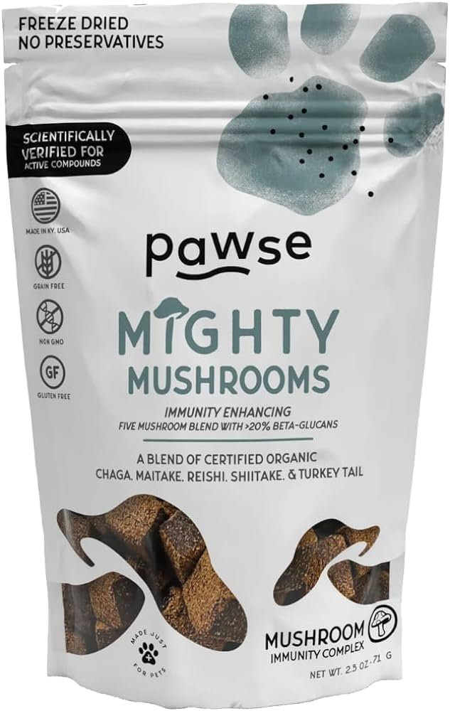 Pawse Mighty Mushrooms Immune Enhancing Treat