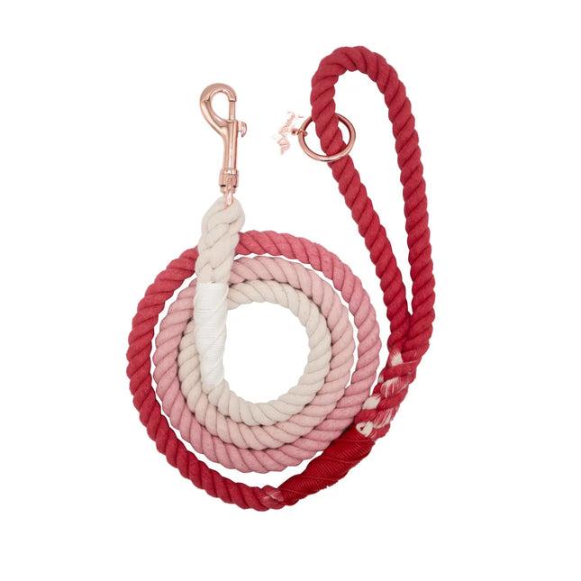 Sassy Woof Rope Leash - Poppy