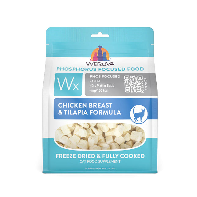Weruva WX Freezedried Chicken & TiIlapia Low Phosphorus Cat food