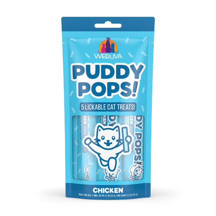 Weruva Puddy Pops Lickable Cat Treats - Chicken
