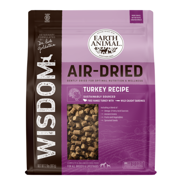 Dr. Bob Goldstein’s Wisdom® Dog Food – Air-Dried Turkey Recipe