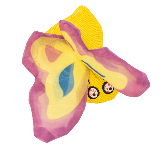 Yeowww butterfly catnip toy
