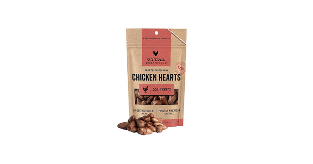 Vital Essentials - Freeze-dried Chicken Hearts 1.9oz