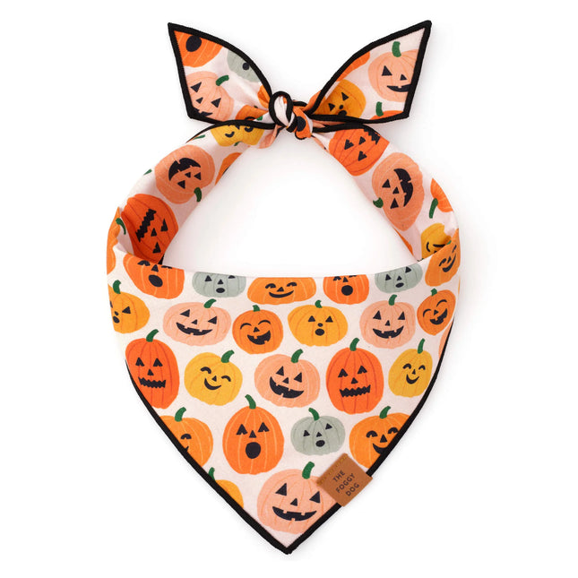The Foggy Dog - Jack-O-Lanterns Reversible Dog Bandana