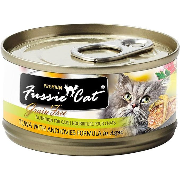 Fussie Cat Tuna with Anchovies 2.82oz