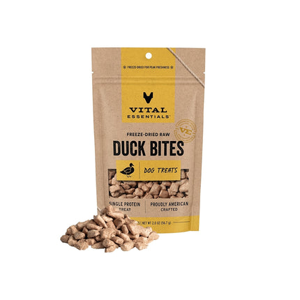 Vital Essentials - Freeze-dried Duck Bites 2oz