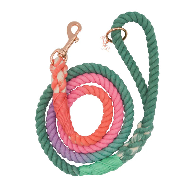 Sassy Woof Rope Leash - Unicorn