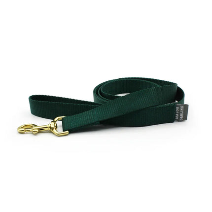 Major Darling Leash  1" wide / 6' long - Forest