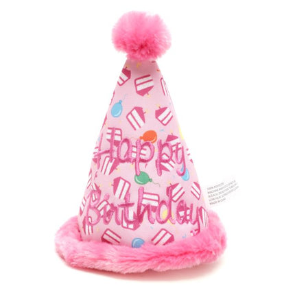 The Worthy Dog Birthday Hat Toy
