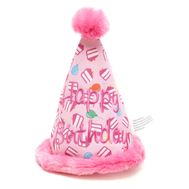The Worthy Dog Birthday Hat Toy