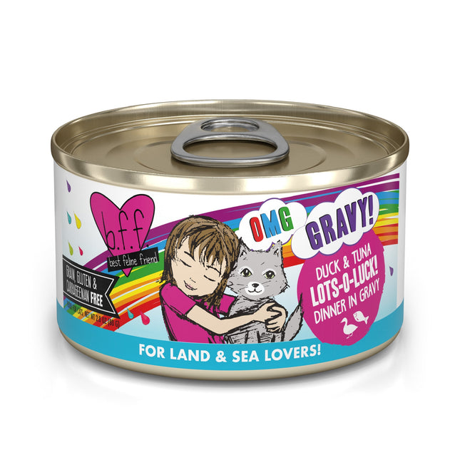 Weruva BFF OMG Lots-O-Luck! Duck & Tuna in gravy 2.8oz