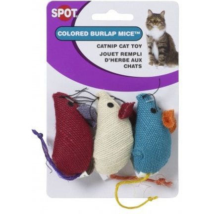 SPOT Colored Burlap Mice