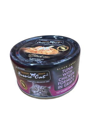 Fussie Cat Tuna with Chicken in Gravy 2.82oz