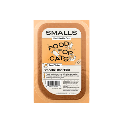 Smalls Smooth Turkey Frozen Cat Food 5oz