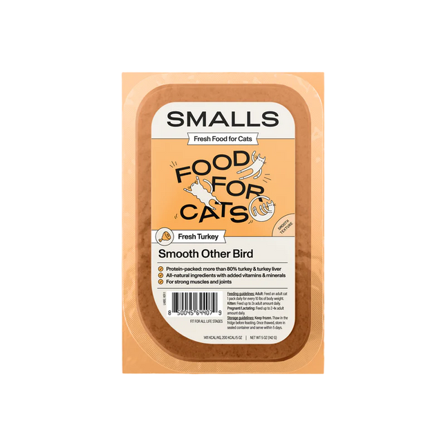 Smalls Smooth Turkey Frozen Cat Food 5oz