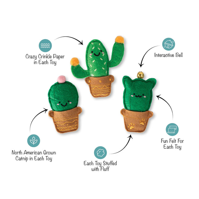 Fringe Cat-us friends cat toy set