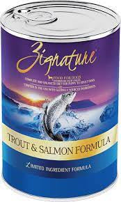Zignature Trout & Salmon formula canned Dog food