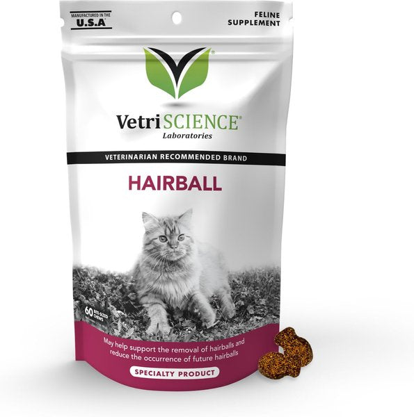 VetriScience Hairball Chicken Liver Flavored Soft Chews