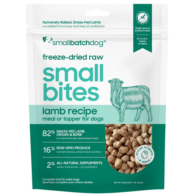Smallbatch Dog Lamb Small Bites Freezedried