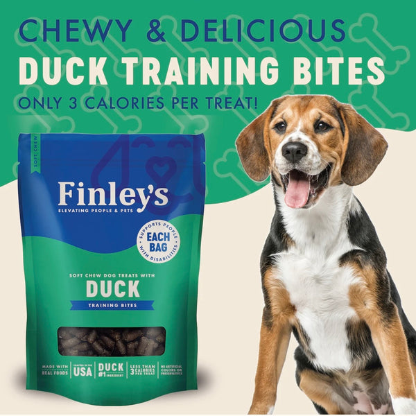 Finley's Soft Chew Training Bites - Duck 6oz