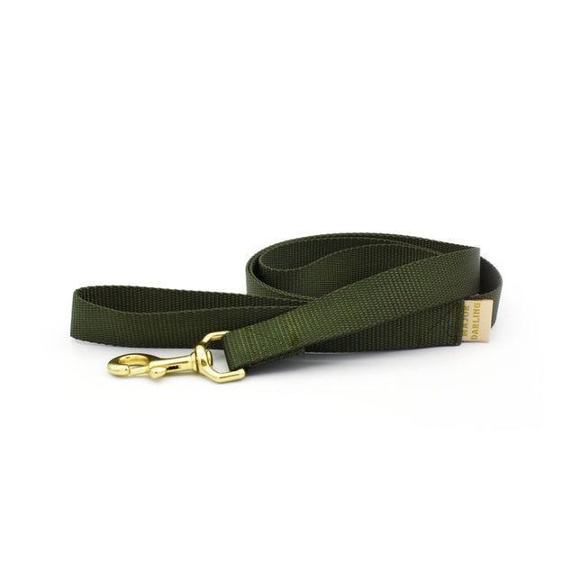 Major Darling Leash 1" wide / 6' long - Olive