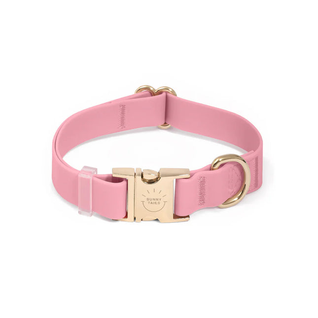 Sunny Tails - Perfect Pink Waterproof Dog Collar