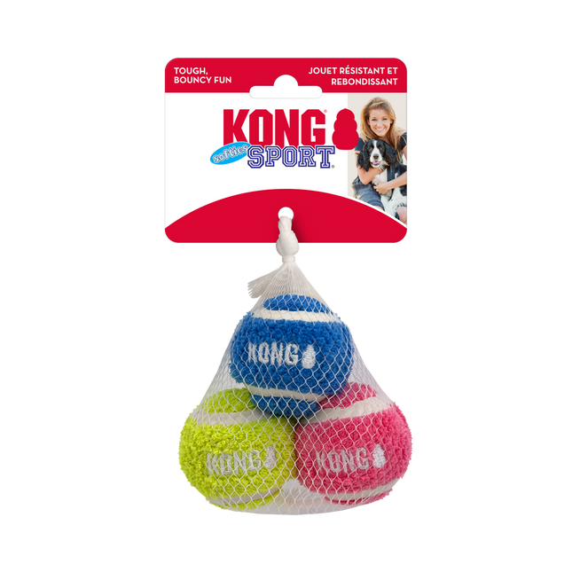 KONG Sport Softies Assorted 3-Pack