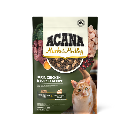 Acana Cat - Market Medley Duck, Chicken & Turkey Recipe