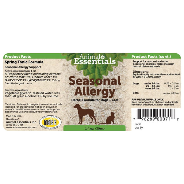 Animal Essentials Seasonal Allergy 1oz