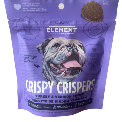 NutriSource Crispy Crispers Turkey & Venison 4oz