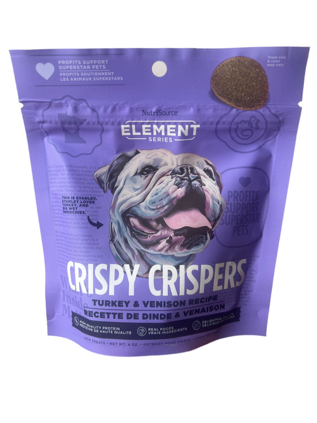 NutriSource Crispy Crispers Turkey & Venison 4oz