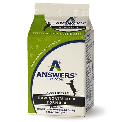 Answers Additional Goat's Milk