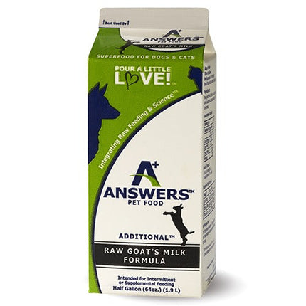 Answers Additional Goat's Milk
