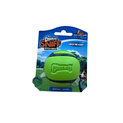 Chuck it Sniff Fetch Ball Peanut Butter Scented