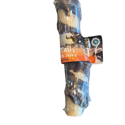 Advance Pet Products Water Buffalo Tail Wrapped with Jerky - Small