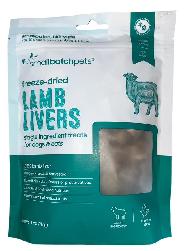 Smallbatch Lamb Liver 4oz.