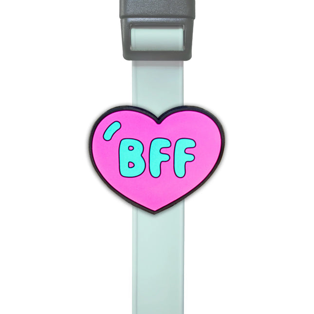 Jiby Dog Crew - BFF Heart Dog Badge