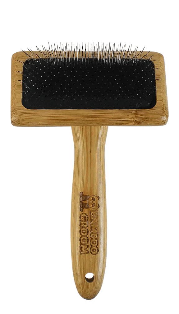 Bamboo Groom Firm Slicker Brush