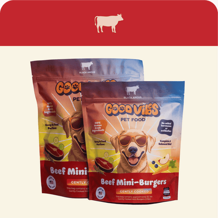Good Vibes Gently Cooked Beef Mini Burgers 2lb