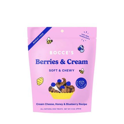 Bocce's Berries and Cream Soft & Chewy - Cream Cheese, Honey & Blueberry Recipe 6oz