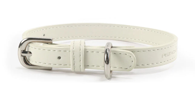 Pistachio Vegan Leather Collar - Bone